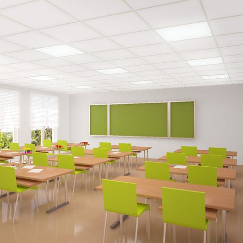 Panneau acoustique pour plafond - ORION™ 60 - USG - en fibre minérale / carré / rectangulaire