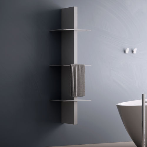 Sèche-serviettes à eau chaude - ZWART - Hotech Design - électrique / 751 w...1000 w / contemporain