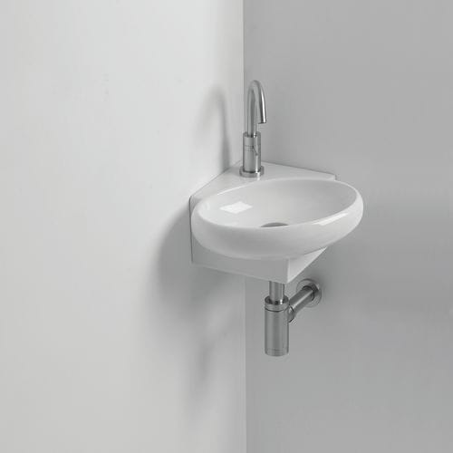 Lave-mains suspendu - YOTTA  - Ws Bath Collections - d'angle / en céramique