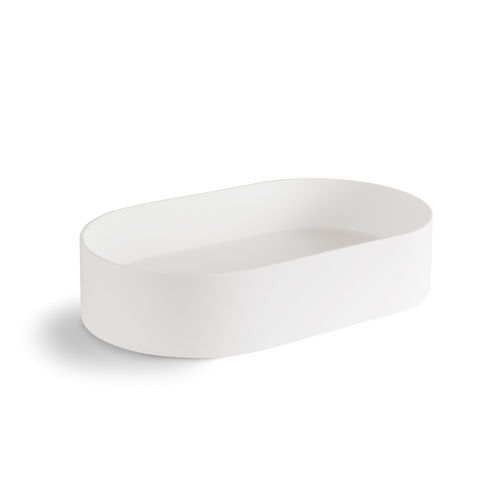 Vasque à poser - MOMON - Ws Bath Collections - en Solid Surface / ovale / contemporaine