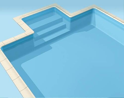 Escalier de piscine - ISLAND 1 - PISCINES MAGILINE