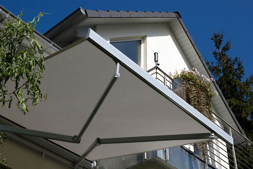 Membrane textile en polyester - E-SUNLIGHT 400 - Saint Clair Textiles - pour brise-soleil / pour auvent / résistante aux UV