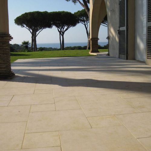 Pavé en marbre - CRÉMA NOVA - CREA STONE - d'extérieur / d'intérieur / de terrasse