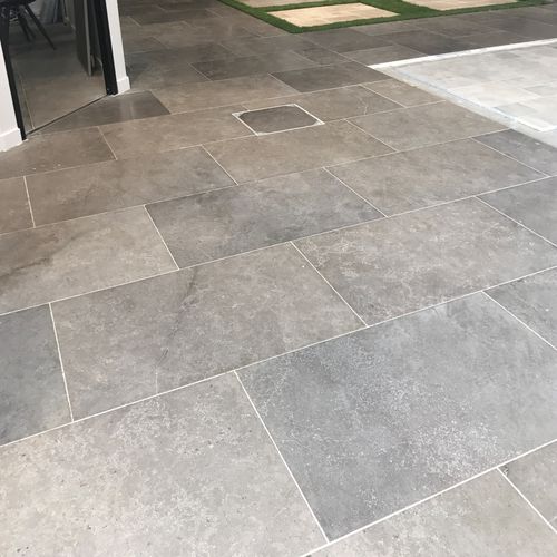 Carrelage en marbre - CÈDRE CENDRÉ - CREA STONE - poli / brossé / flammé