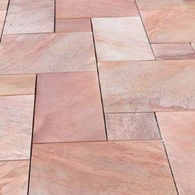 Pavé en granit - BRASIL / ROSA PORRINO - CREA STONE - en quartzite / d'extérieur / d'intérieur