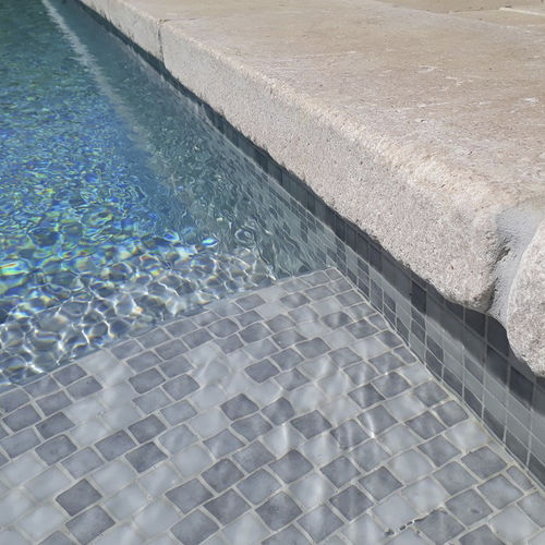 Couvertine en béton préfabriqué - SWIMMING POOL - CREA STONE