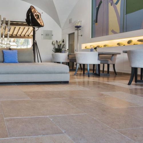 Carrelage en marbre - CREA STONE - en pierre naturelle / en pierre calcaire / poli