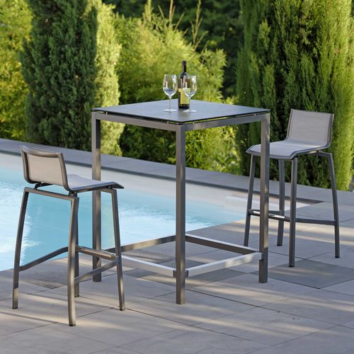 Chaise de bar contemporaine - ALLROUND  - STERN MOEBEL - d'extérieur / d'intérieur / en Textilene®