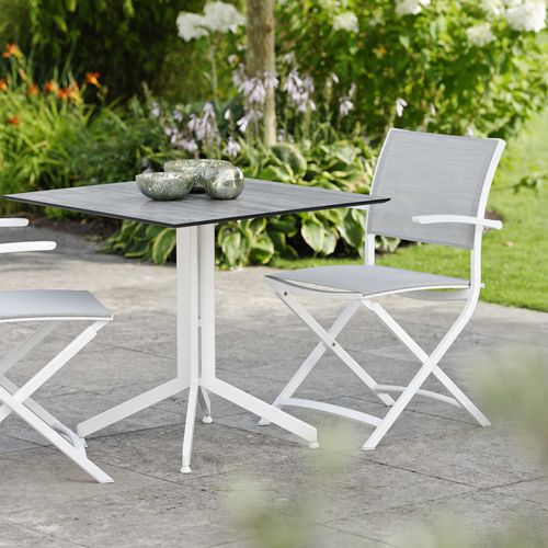 Chaise contemporaine - CAMILLO - STERN MOEBEL - de jardin / en Textilene® / avec piètement en aluminium