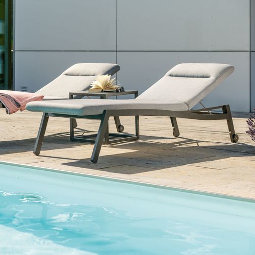 Bain de soleil contemporain - ALLROUND - STERN MOEBEL - en tissu / en aluminium / contract