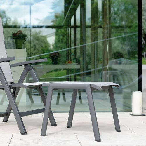 Tabouret contemporain - ALLROUND - STERN MOEBEL - en Textilene® / avec piètement en aluminium / tapissé