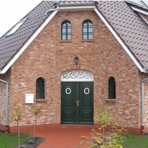 Brique de parement de terre cuite - OUD KAPELLE - Vandersanden Group - pour façade / vieilli / orange