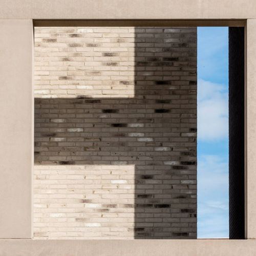 Brique de parement de terre cuite - HAGEN WS - Vandersanden Group - pour façade / à relief / gris