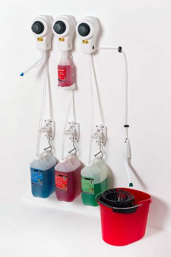 Système de dosage professionnel - ECOSHOT - BRIGHTWELL DISPENSERS - manuel / pour produits chimiques