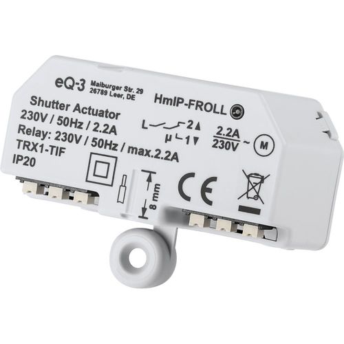Actionneur de commutation pour installation domotique - HmIP-FROLL - Homematic IP by eQ-3 - encastré / résidentiel / professionnel