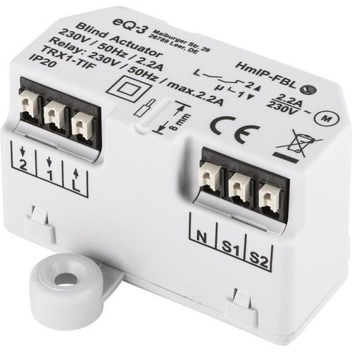 Actionneur de commutation pour installation domotique - HmIP-FBL - Homematic IP by eQ-3 - encastré / résidentiel / professionnel