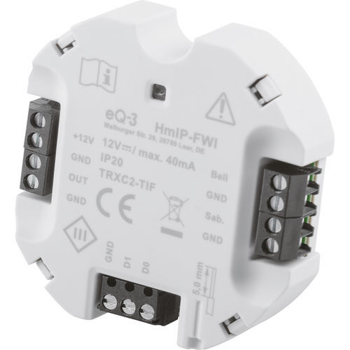 Module de contrôle d'éclairage - HmIP-FWI - Homematic IP by eQ-3 - pour système domotique / pour porte / encastré