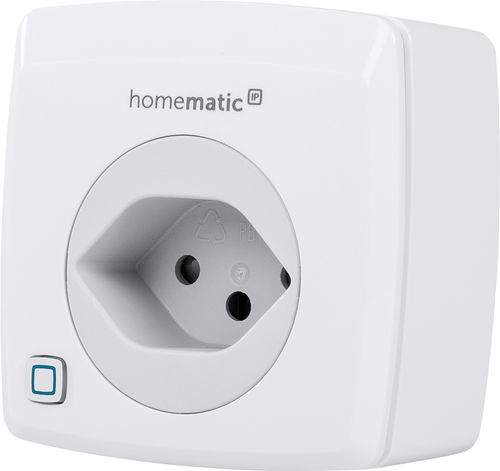 Prise de courant - HmIP-PDT-CH - Homematic IP by eQ-3 - radio / murale / en saillie