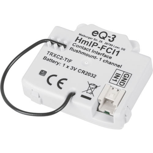 Module d'interface pour installation domotique - HmIP-FCI1 - Homematic IP by eQ-3 - pour bouton poussoir / de radiocommunication