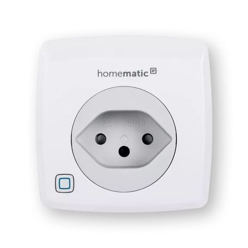 Prise de courant - HmIP-PSM-CH-2 - Homematic IP by eQ-3 - murale / en saillie / contemporaine
