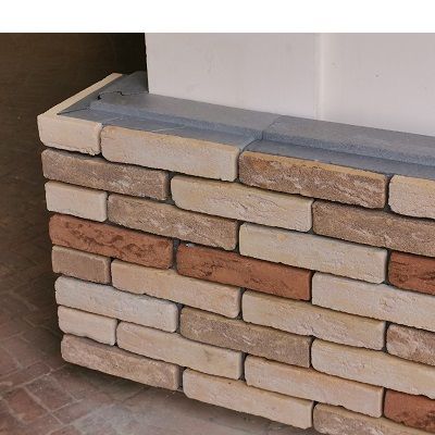 Brique de parement en terracotta - TERRACOAT® - PICA - d'extérieur / à coller / contemporain