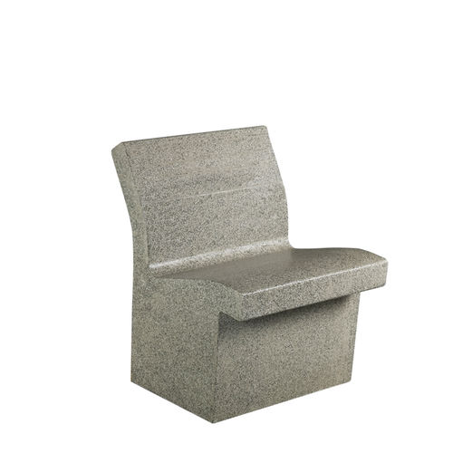 Banc public contemporain - LOUNGE - Breinco - en béton / avec dossier / sans accoudoirs