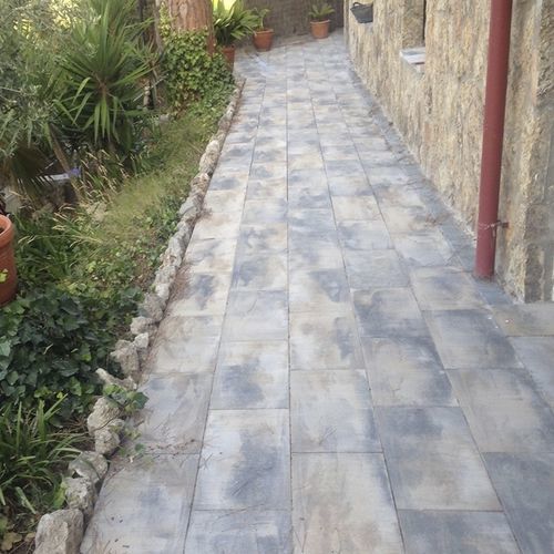Dallage en béton - ISHI® LLOSA VULCANO - Breinco - d'extérieur / de jardin / pour entrée