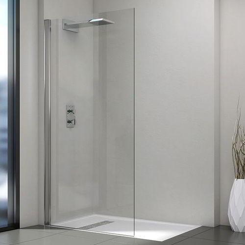 Paroi de douche fixe - FIJO PERFIL - Mundilite - linéaire / d'angle / en niche