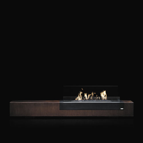 Brûleur au bioéthanol rectangulaire - LOFT - Glammfire - contemporain