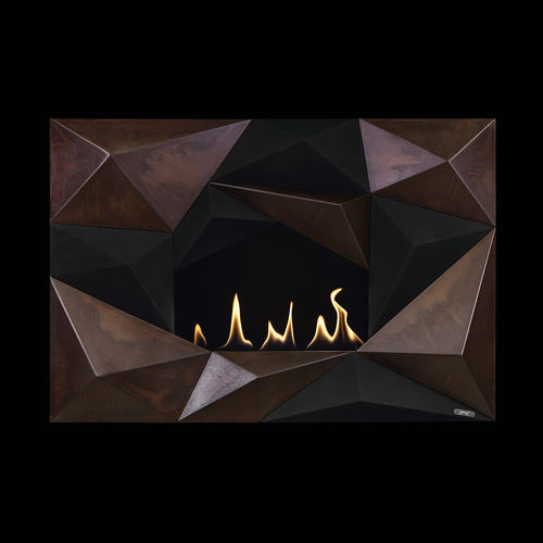 Cheminée au bioéthanol - CRYSTAL  - Glammfire - murale / simple face / à foyer ouvert
