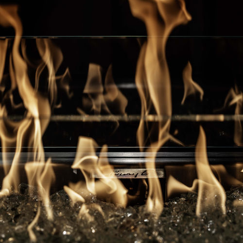 Brûleur à gaz - GAS COMBUSTION ZONE - RECTANGULAR - Glammfire