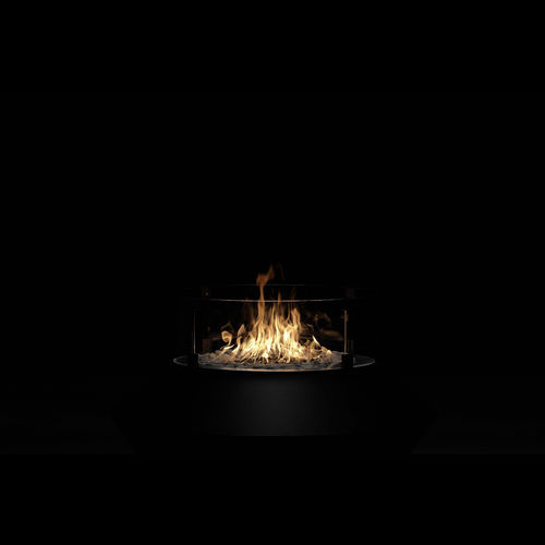 Brûleur à gaz - GAS COMBUSTION ZONE - ROUND - Glammfire