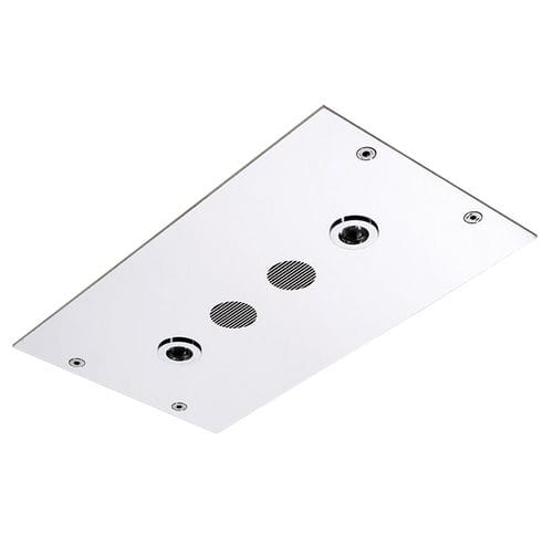 Pommeau de douche encastrable au plafond - F2820 - Fima Carlo Frattini - rectangulaire / avec chromothérapie