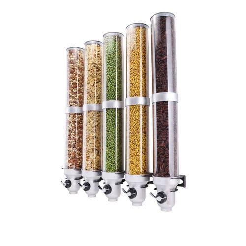 Distributeur de produits alimentaires secs mural - H50L-SI-FF - IDM Ltd. - professionnel
