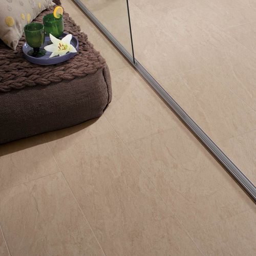 Carrelage en grès cérame - KOBE : CALCITE - Novoceram sas - mat / structure / d'intérieur