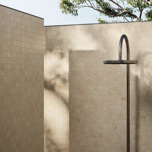 Mosaïque en grès cérame - RACINES CLAIR - Novoceram sas - polie / structure / d'intérieur