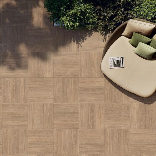 Carrelage en grès cérame - LOMBOK : NATUREL - Novoceram sas - structure / pour usage extérieur / de jardin