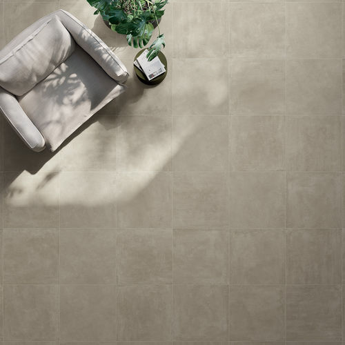 Carrelage en grès cérame - MATIC : SABLE - Novoceram sas - finition naturelle / d'intérieur / de salle de bain