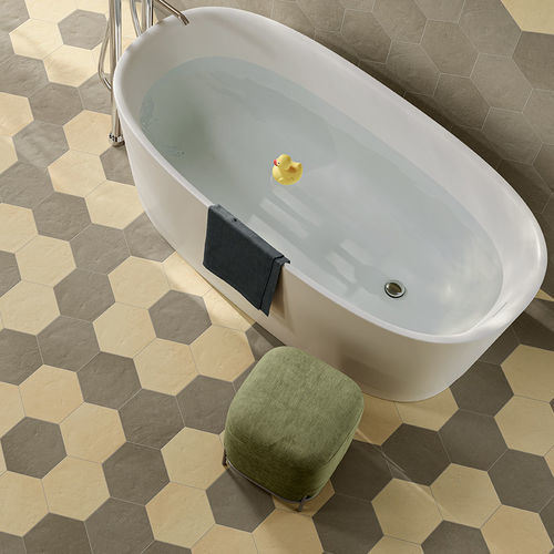 Tomette en grès cérame - OSMOSE : SABLE - Novoceram sas - d'intérieur / de cuisine / de salle de bain