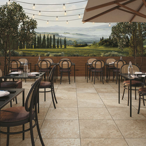 Carrelage en grès cérame - TIBER : LIGHT - Novoceram sas - finition naturelle / lisse / d'intérieur