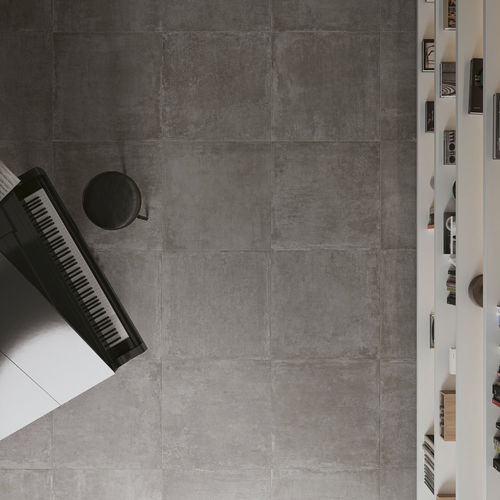 Carrelage en grès cérame - TERANGA : FER - Novoceram sas - mat / d'intérieur / de salon