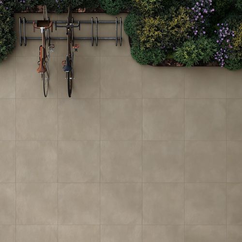 Carrelage en grès cérame - UTOPIE : GRIS - Novoceram sas - mat / structure / d'intérieur