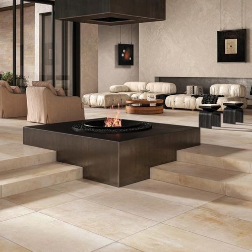 Carrelage en pierre calcaire - SÉRAC  - Novoceram sas - finition pierre / finition naturelle / d'intérieur