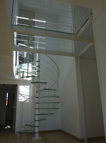 Escalier en colimaçon - SPIRO  - Trescalini - hélicoïdal / circulaire / à marches en verre