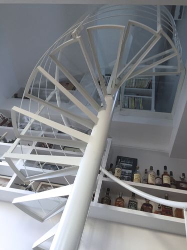 Escalier en colimaçon - HELIX - Trescalini - hélicoïdal / circulaire / à marches en métal