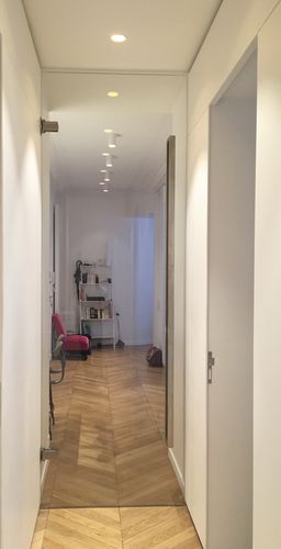 Porte d'intérieur - Trescalini - en verre / battante / vitrée