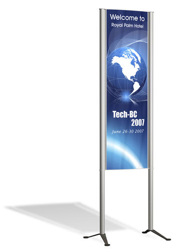 Totem publicitaire - MCFT - Vista System - pour établissement public