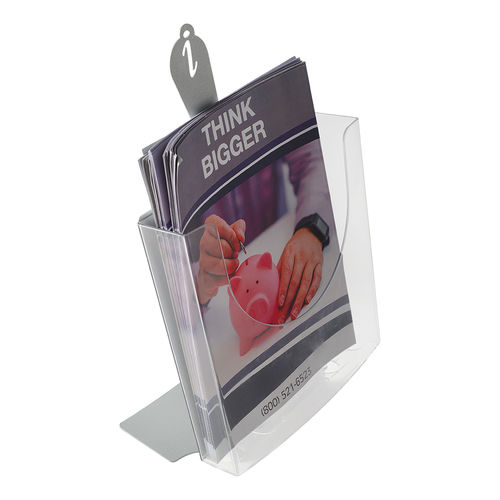 Porte-brochures à poser - Vista  - Vista System - en polycarbonate / professionnel / table