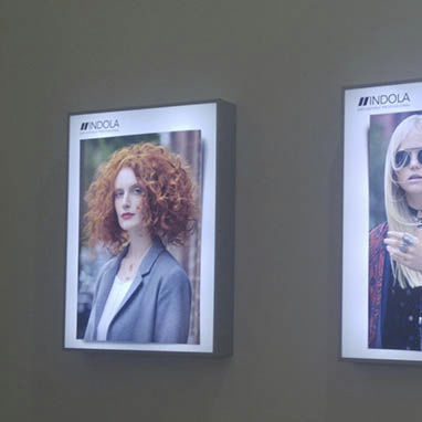Panneau d'affichage mural - Vista Light - Vista System - d'intérieur / lumineux / publicitaire