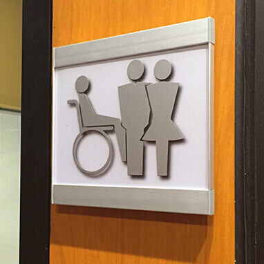 Pictogramme de porte pour porte - Vista Square - Vista System - à porte / aluminium / pour main-courante